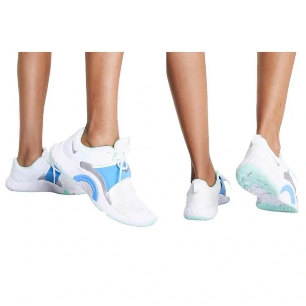 NIKE RENEW IN-SEASON TR 12 TRAINING SHOES 9 White/Mint Foam/University Blue